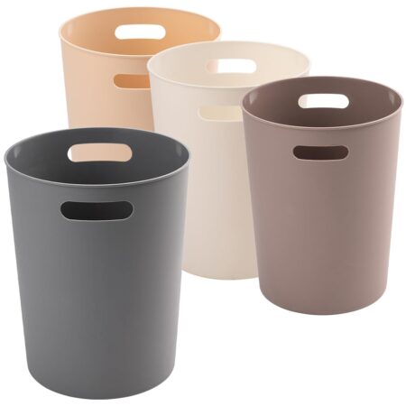 4-Pack 3-Gallon Small Trash Can for Bathroom and Kitchen