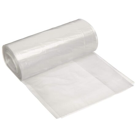 55-Gallon Clear Heavy-Duty Leak-Resistant Trash Bags, 50-Count
