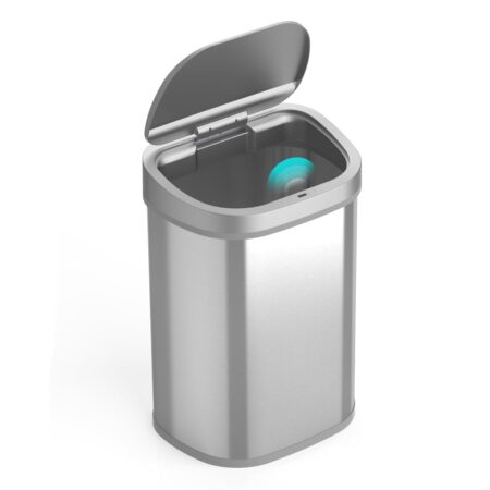 21-Gallon XL Stainless Steel Motion Sensor Kitchen Trash Can