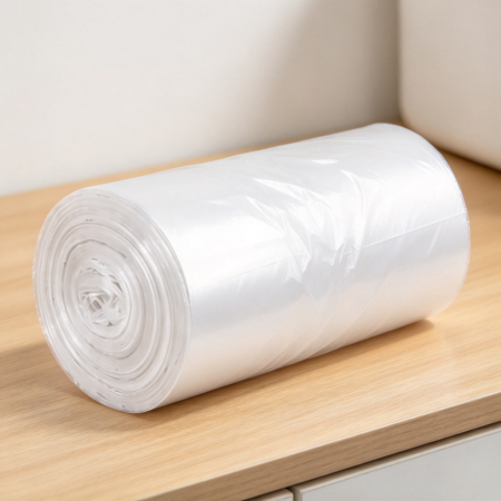 6-8 Gallon White Medium Trash Bags